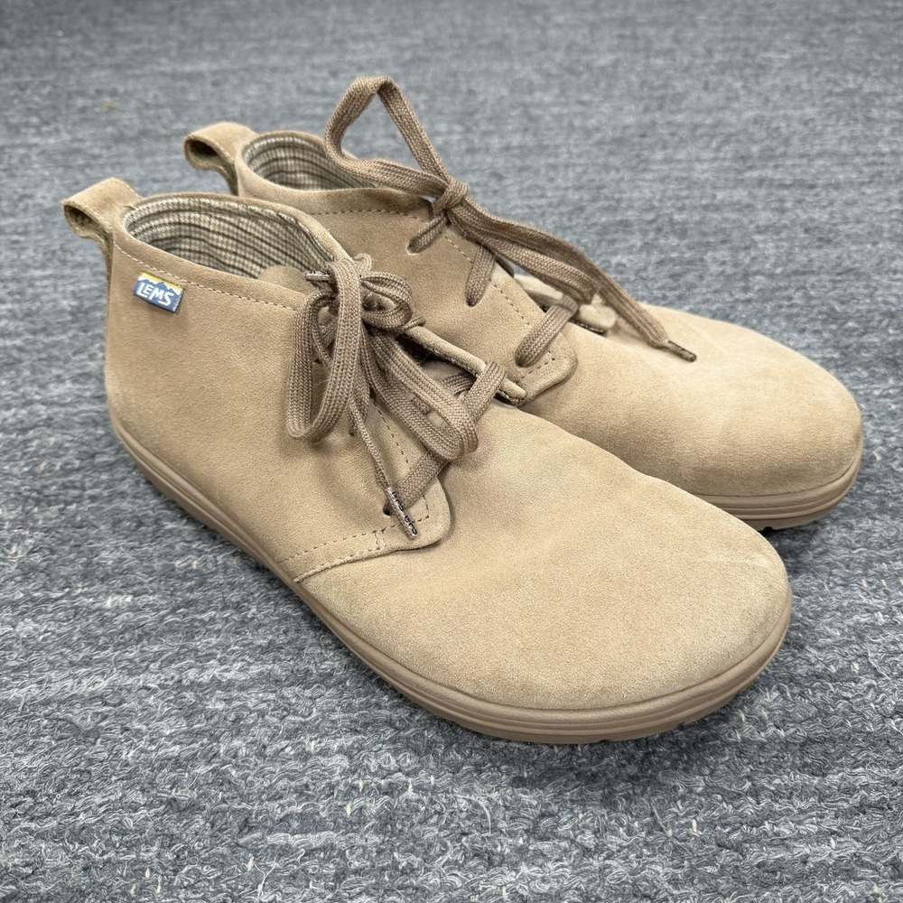 Lems Chukka Shoes Men 11  Beige Lions Mane Suede Sneakers Hiking Boot Earthy